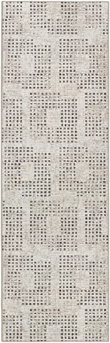 Dalyn Delano Da1 Ivory 2'6" X 12' Runner Rug Da1Iv2X12