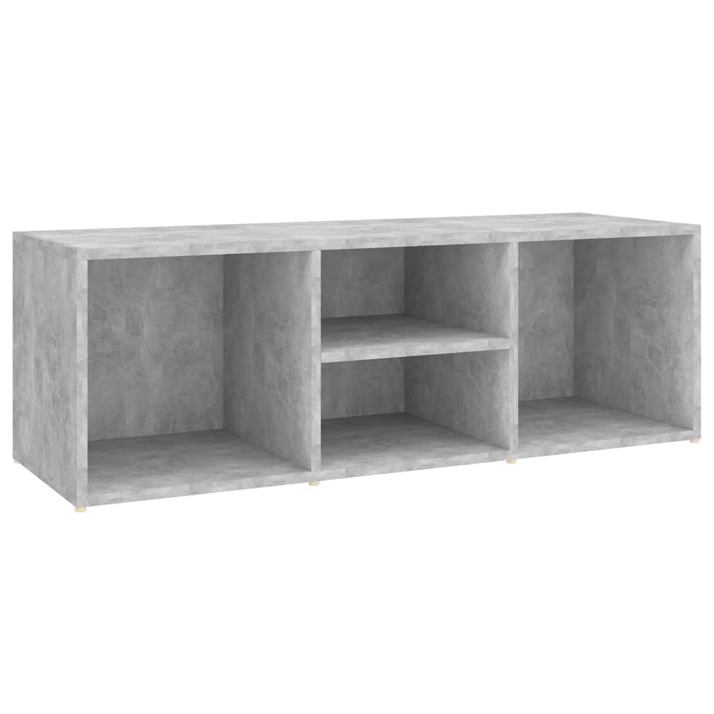 vidaXL Shoe Storage Bench Black 41.3&quot;x13.8&quot;x13.8&quot; Chipboard concrete grey