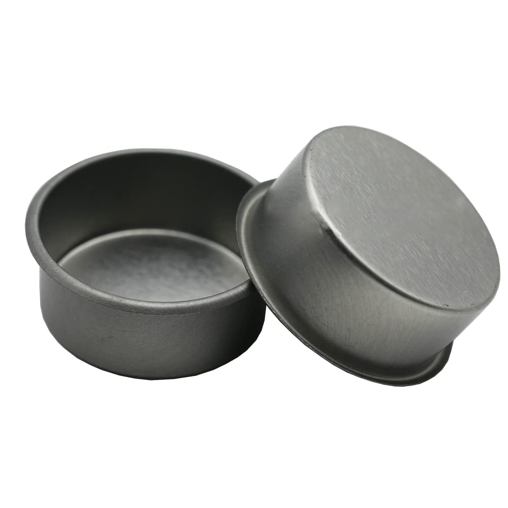 UUYYEO 20 Pcs Metal Candle Cups Holders Tealight Cups Candlestick Liners Inserts Holders for Lamp or Candle Making