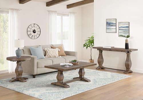 Martin Svensson Home Napa Coffee Table - Reclaimed Natural Finish - Farmhouse Style - Living Room Centerpiece