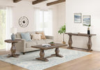 Martin Svensson Home Napa Coffee Table - Reclaimed Natural Finish - Farmhouse Style - Living Room Centerpiece