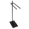 Kingston Brass SCC8600 Edenscape Freestanding Dual Towel Rack, Matte Black