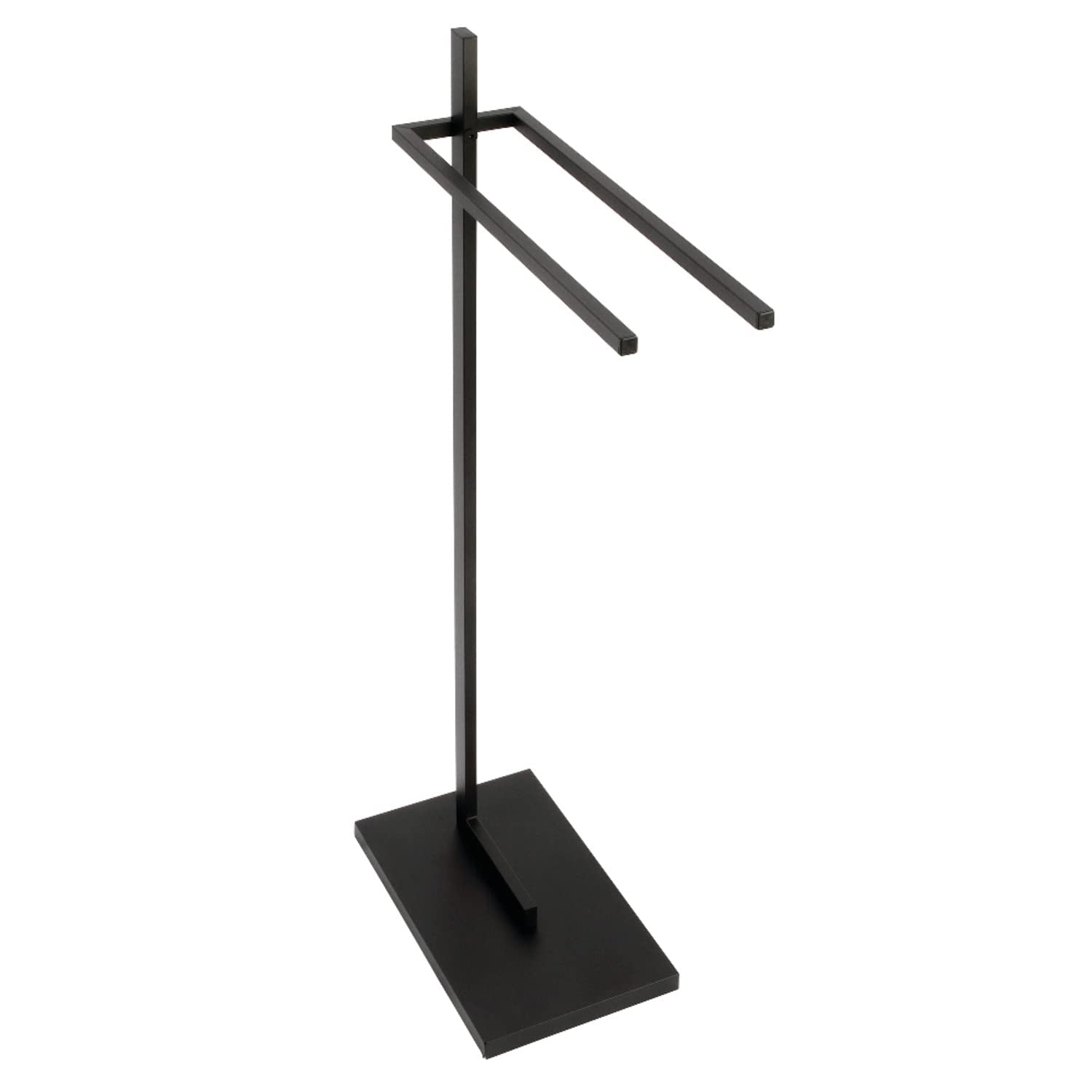 Kingston Brass SCC8600 Edenscape Freestanding Dual Towel Rack, Matte Black