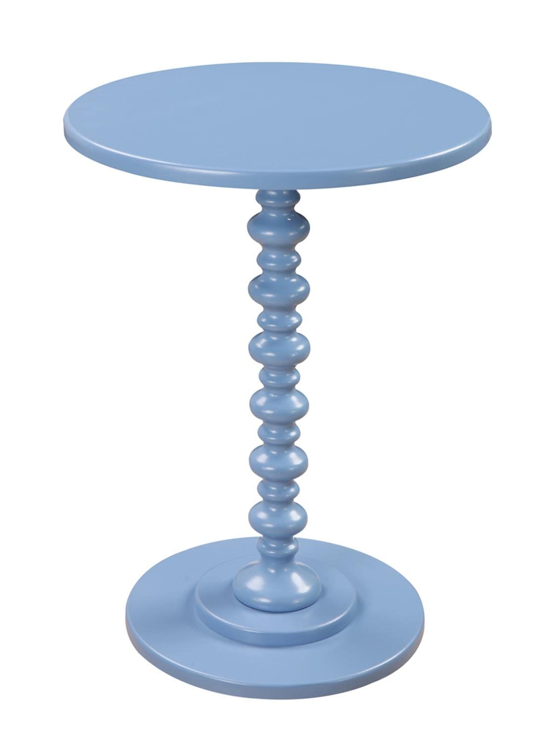 Convenience Concepts Palm Beach Spindle Table, Blue