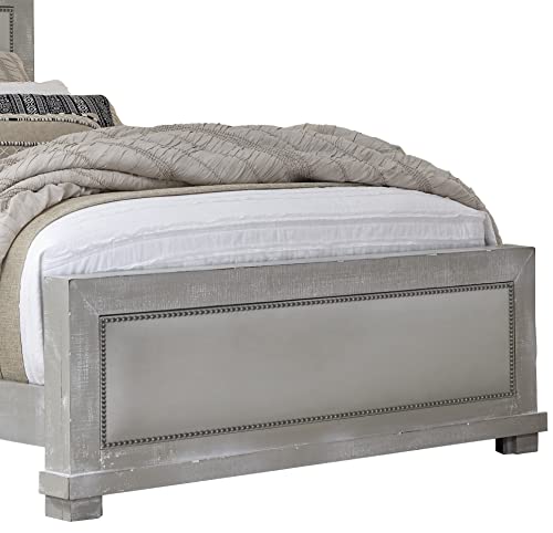 Progressive Furniture Willow Queen Upholstered Bed In Gray Chalk