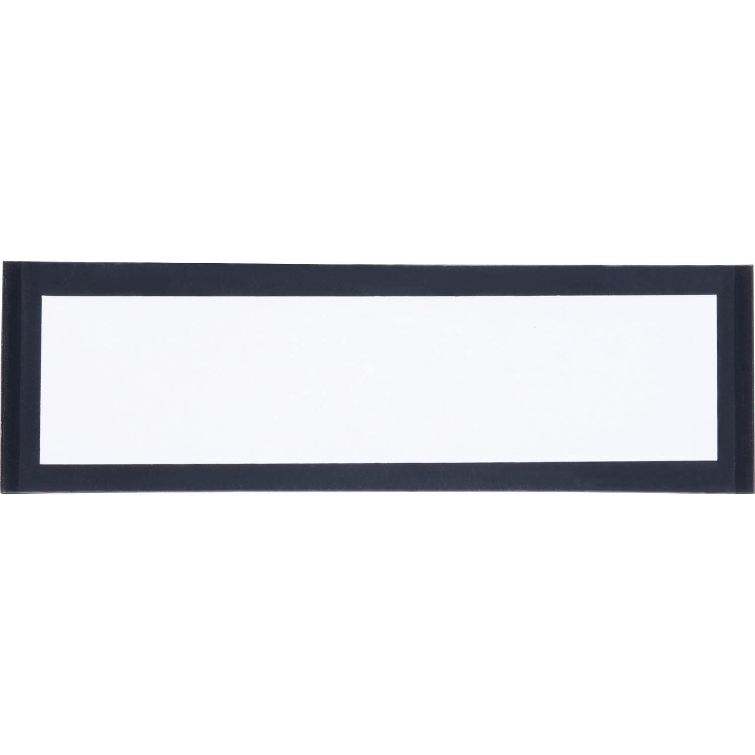 Tatco Products, Inc 29100 Magnetic Label Holder,1-1/4-Inch X4-3/8-Inch ,Inserts 1-Inch X4-Inch ,10/Pk