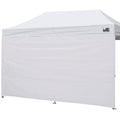 Eurmax USA Instant Canopy SunWall Camping Tent Tarp Shelter 10x20 Canopy Wall Sidewall Tent, 1 Pack Sidewall Only (White)