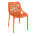 Compamia Air Outdoor Patio Dining Chair in Orange (Set of 2)