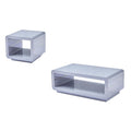 2pc Coffee set in High Gloss Light Gray