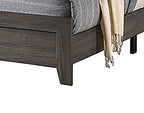 Best Quality Furniture Twin Bed Only, Gray