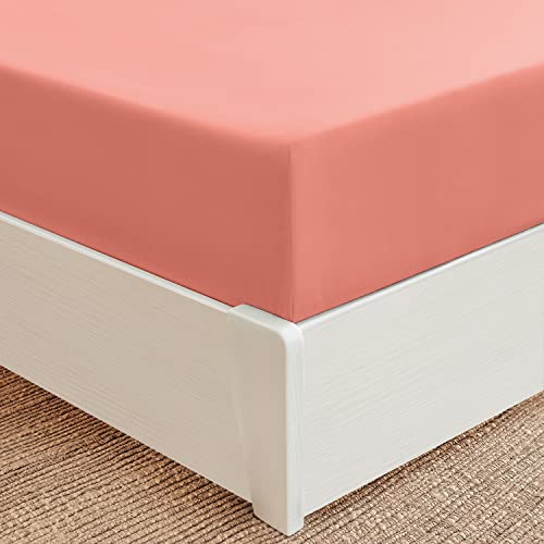 Mellanni California King Fitted Sheet - Deep Pocket Cooling Sheets Up To 16 Inch - Hotel Luxury Bedding - Wrinkle, Fade, Stain R