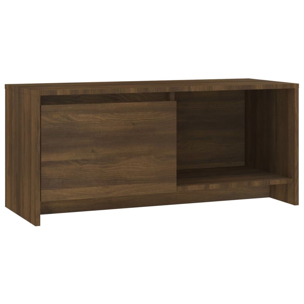 vidaXL TV Stand, TV Stand for Living Room, Sideboard with Compartment, Entertainment Center TV Console Media Unit Cupboard, Brown Oak Engineered Wood