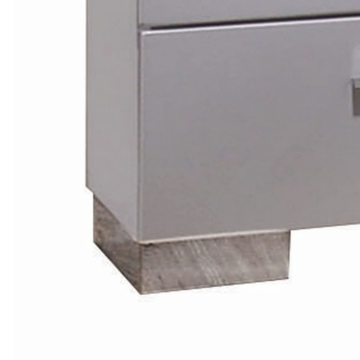 Acme Furniture Lorimar 2-Drawer Wooden Nightstand In White