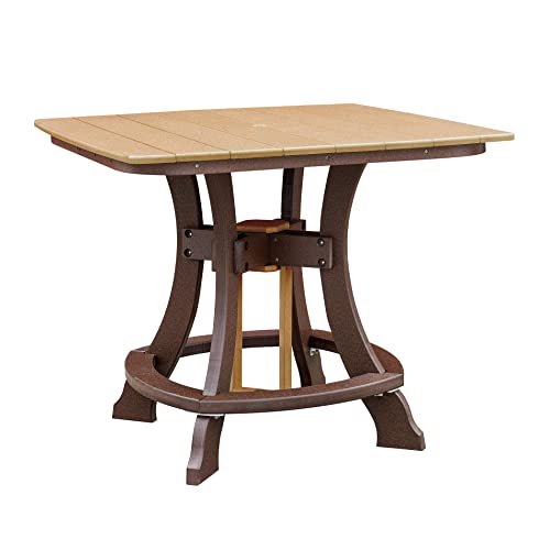 American Furniture Classics Counter Height Dining Table, Cedar & Tudor Brown