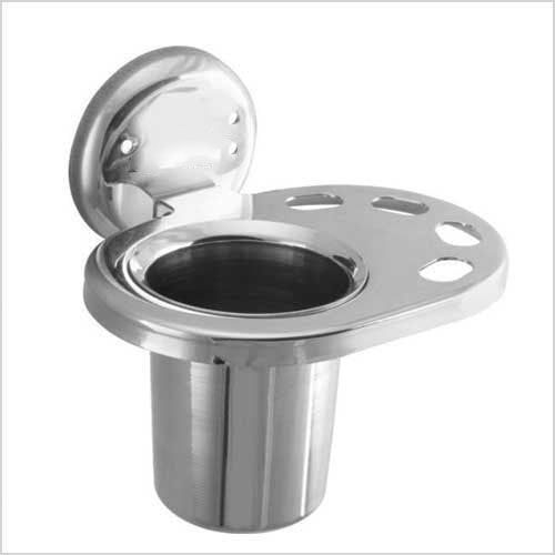 Make In India Tooth Paste Tumbler Holder Stainless Steel