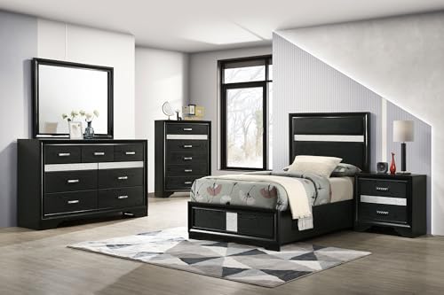 Miranda Contemporary 5-Piece Bedroom Set - Thumbnail 2