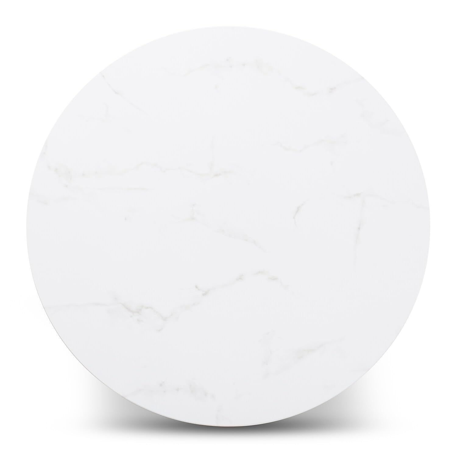 Baxton Studio Maeve Modern and Contemporary Gold Finished Metal Coffee Table With Faux Marble Tabletop