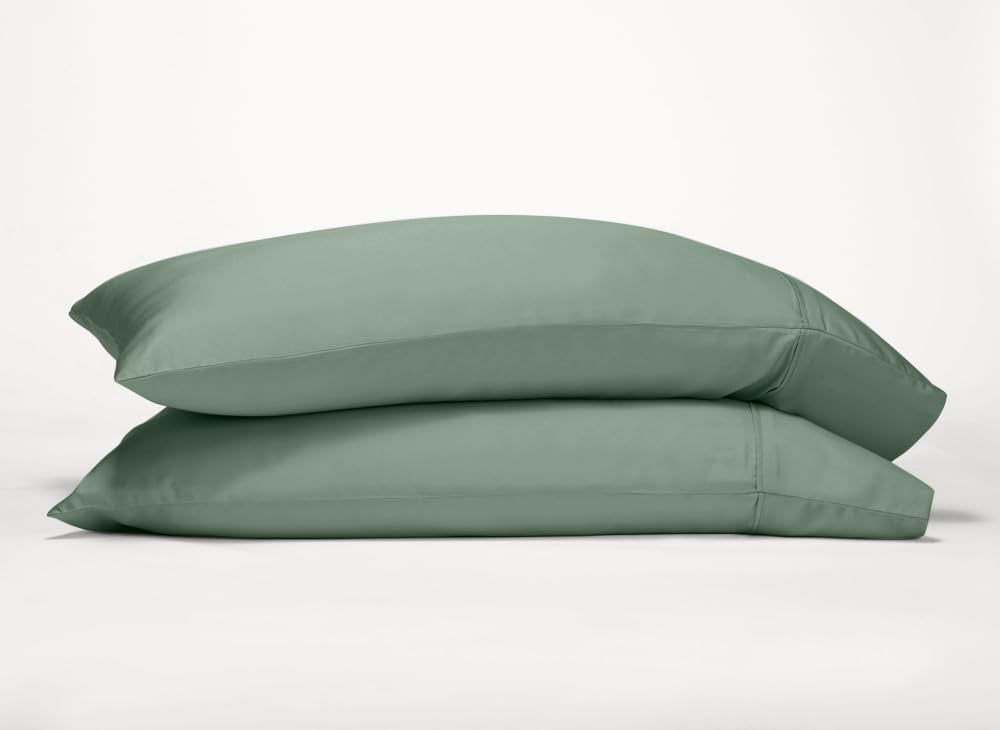 Gokotta Pillow Cases Queen Size Set Of 2, Cooling Pillowcases For Hot Sleepers, 100% Rayon Derived From Bamboo Envelope Soft Pil