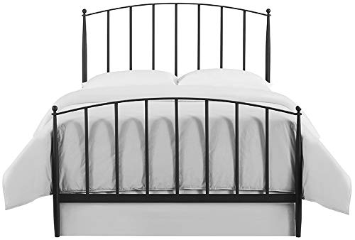 Crosley Furniture Whitney Bed Set, Black, Queen