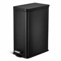 Home Zone Living 8 Gallon Kitchen Trash Can with Slim Fit Design