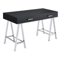 Acme Coleen Home Office Desk in White and Chrome