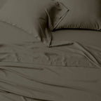 Mygiza Sheets,100% Giza Egyptian Cotton Sheets-Twin Size Giza Cotton Sheets Set To Fit Upto 15 Inches Deep Mattress (4 Pcs) Slate Grey