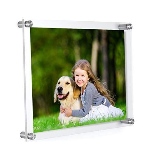 Meetu Acrylic Picture Frames 11x14 -Inner 10x12 Photo Frames Wall Frames To Display Family Pictures, Baby Pictures, Documents, A