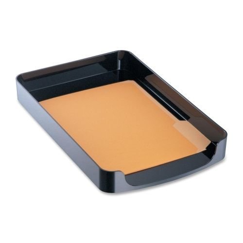 Officemate International Corp Front Loading Legal Tray, 10-1/4'X15-7/8'X2', Black