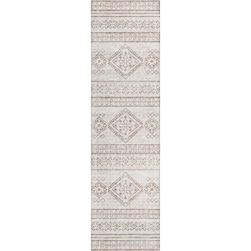 Sedona Sn14 Beige Transitional Rug Runner 2' 3" X 10'