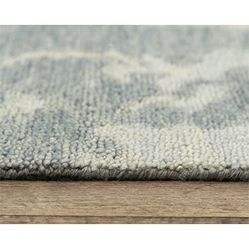 Alora Decor Abby 8' X 10' Traditional Dk. Gray/Blue/Gray Hand Knotted Area Rug