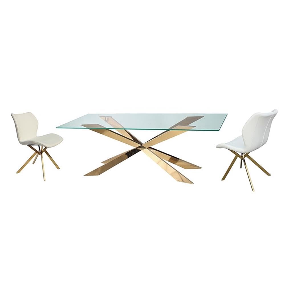 Neos Modern Furniture T0837WH Dining Table