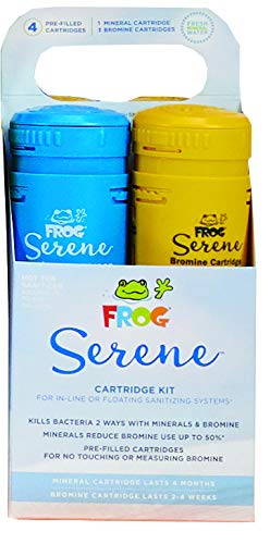 Frog Serene Cartridge Kit For Hot Tubs For Use Only With Frog Serene Floating Sanitizing Systems For Spas Up To 600 Gallons, Inc