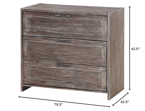 DONCO Twin BARN DORR MODUALR Combo C LOW LOFT, Brushed Shadow