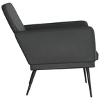 Bussandri Exclusive - Armchair 61x78x80cm artificial leather black