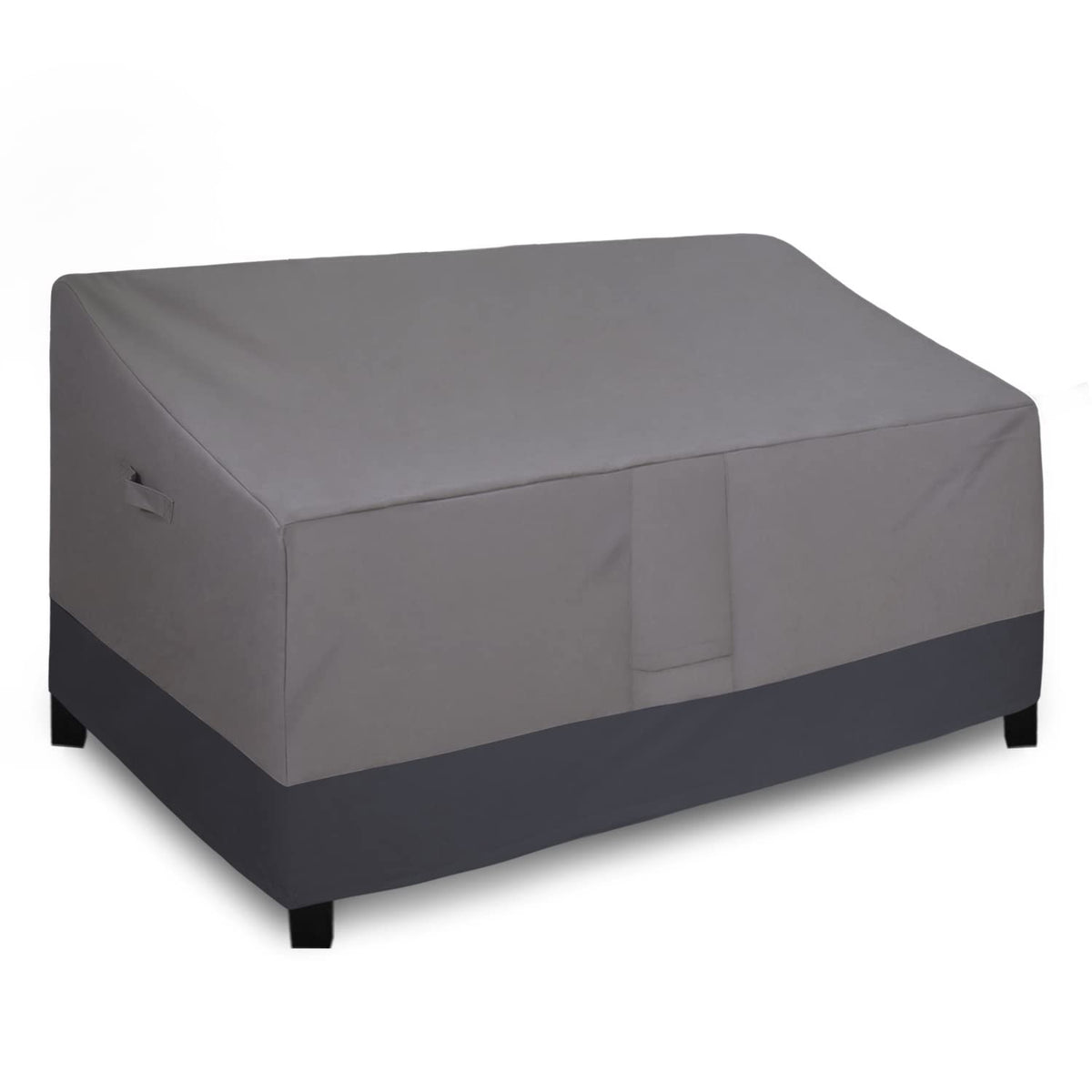 Easy-Going Waterproof Outdoor Loveseat Cover, Heavy Duty 2-Seater Patio Couch Cover, Windproof Outdoor Furniture Cover With Air