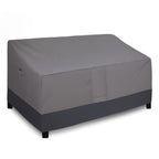 Easy-Going Outdoor Couch Cover, Heavy Duty 3-Seater Patio Sofa Cover, Windproof Outdoor Bench Cover, Durable Patio Furniture Cover (70Wx38Dx35H Inch, Gray/Dark Gray)