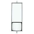 United Pacific 60008 Stainless Steel 6 X 16 West Coast Mirror With Convex Mirror, Chrome