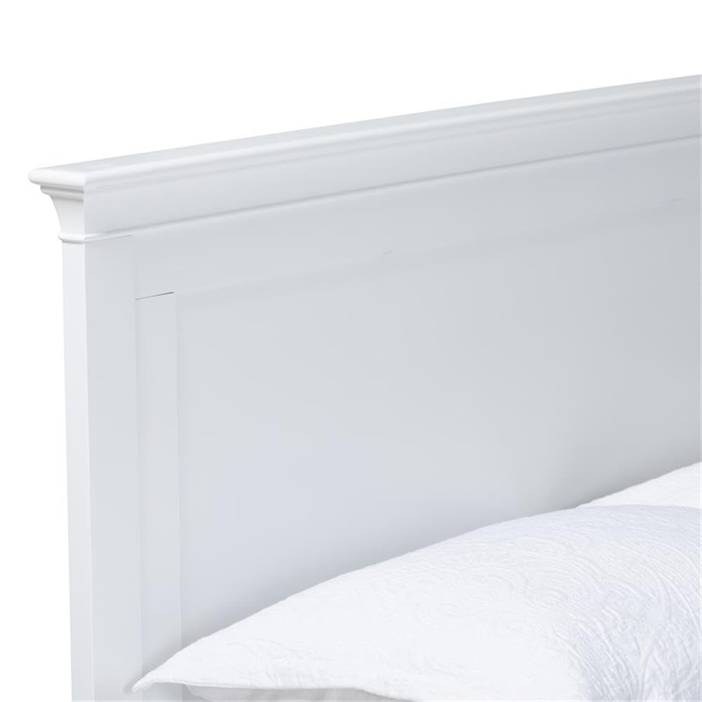 Baxton Studio Ceri Classic and Traditional White Finished Wood Twin Size Daybed