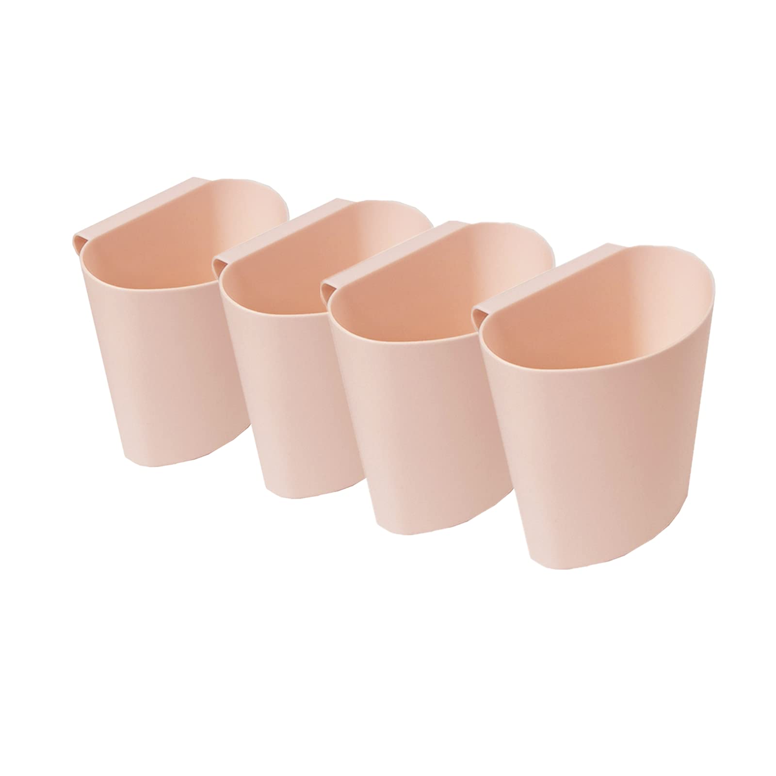 DODXIAOBEUL 4Pcs Hanging Cup Holder,Rolling Cart Accessories Utility cart Accessories Hanging Bins,Hanging Flower Pots,Space Sav