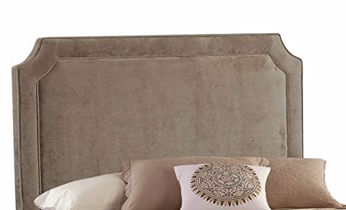 Leffler Home Donna Coffee Manor Belgrave Upholstered Bed With Rails And Footboard, King, Light Brown