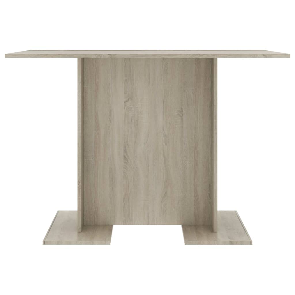vidaXL Concrete Gray Dining Table - Minimalist Engineered Wood Table Suitable for Everyday Meals and Special Gatherings - Easy to Clean - Dimensions: 43.3x23.6x29.5 inches