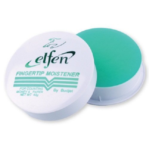 Elfen Odorless Non-Slip Counting Money Paper Acid Free 40 G. Fingertip Moistener