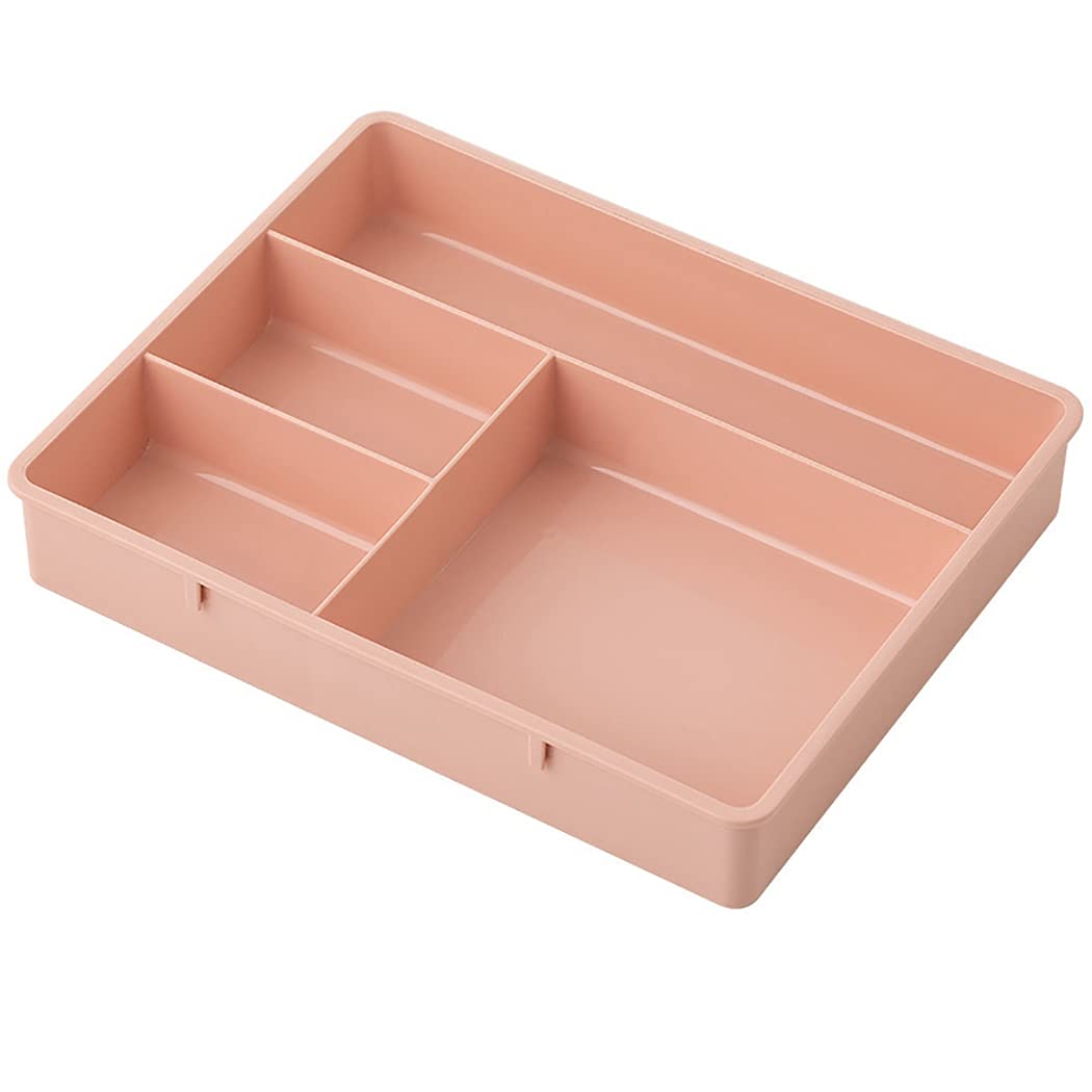 Lnrueg Desk Drawer Organizer Stackable Sturdy Large Capacity Vanity Drawer Tray Drawer Storage Bin For Home Container Divider Bo