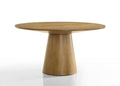 Jasper Driftwood Finish 47 Wide Contemporary Round Dining Table
