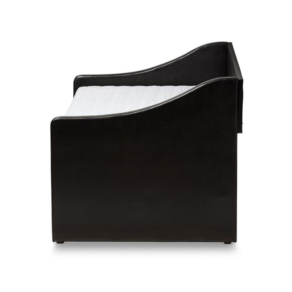 Baxton Studio Barnstorm Upholstered Daybed Black