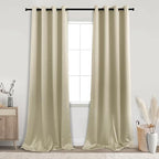 Koufall 108 Inch Curtains Long,Blackout Grommet Large Window Tall Curtains For Living Room,2 Panels Set