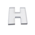 10  H Shaped Cardboard Letter Mache Chocolate Sweets Candy Container Box (White,H )