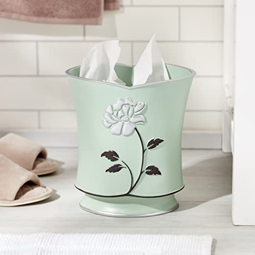 Popular Bath Waste Basket, Avantie Collection, Aqua