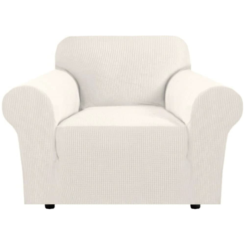 H.Versailtex Slip Covers For Chair Stretching Skid Resistance Couch Cover For Dogs, Thick And Durable Soft High Spandex Jacquard