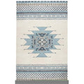 Rizzy Home Alora Decor Ryder 5' X 8' Southwest/Tribal Blue/Ivory Hand-Tufted Area Rug